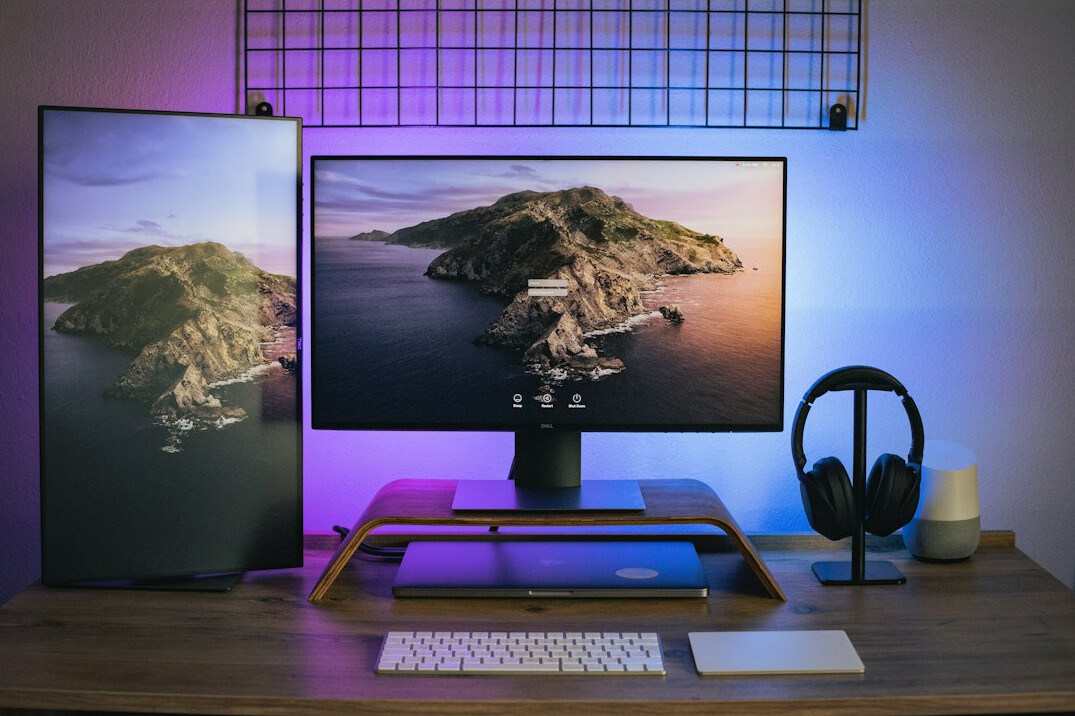 mystery writer desk setup