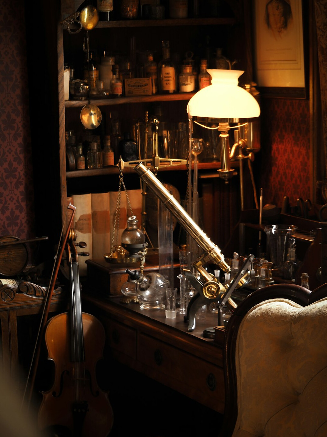 writer at desk mystery